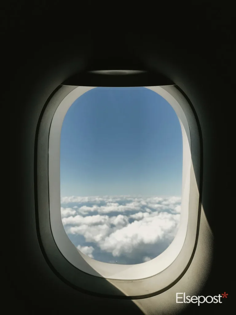 View from an airplane window, about the 48 hour flight cancellation rule