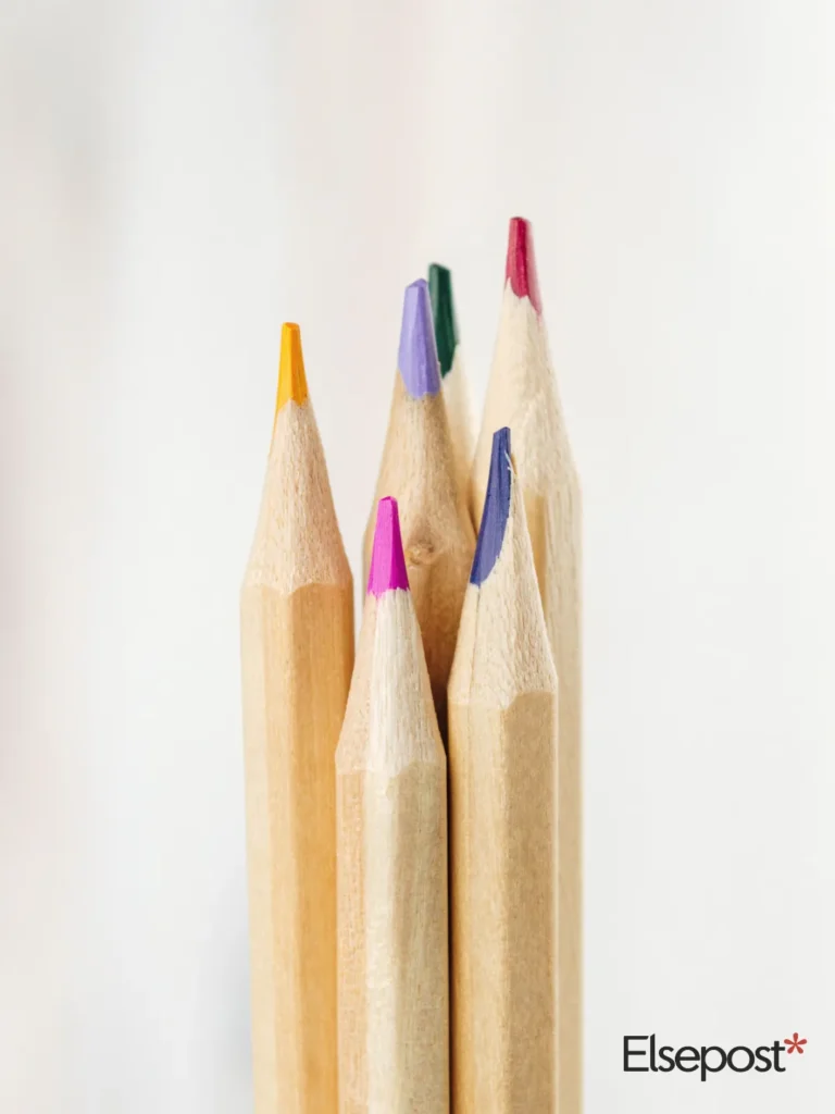 Colour pencils in soft light, a simple idea for Diwali gifts for kids and teens