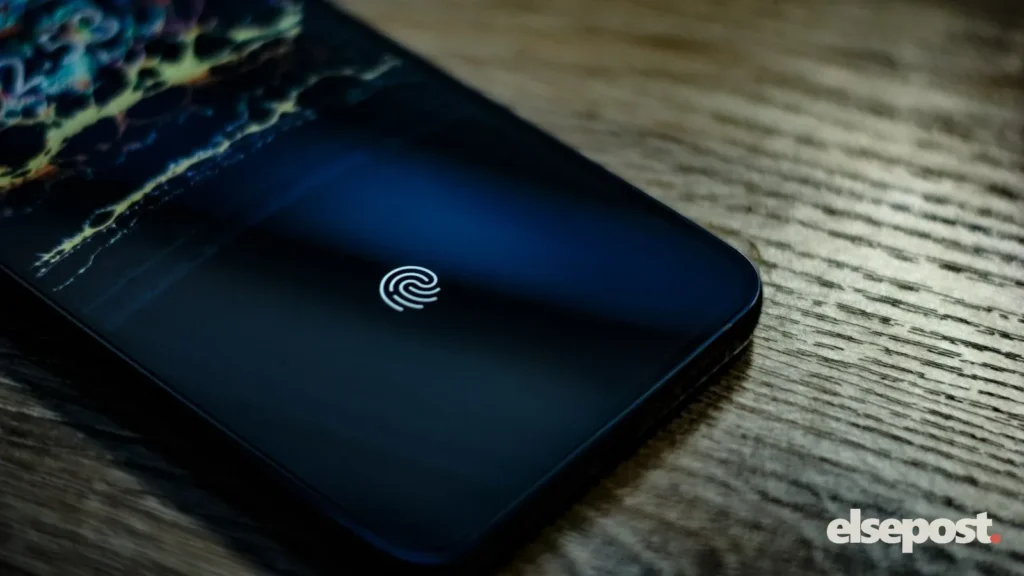 Fingerprint sensor on a smartphone screen